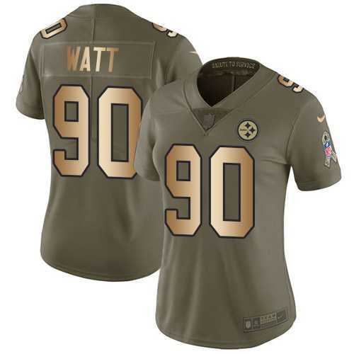 Women Nike Steelers 90 T.J. Watt Olive Gold Salute To Service Limited Jersey Dzhi,We sell and wholesale Women Nike Steelers 90 T.J. Watt Olive Gold Salute To Service Limited Jersey Dzhi on line form chian!